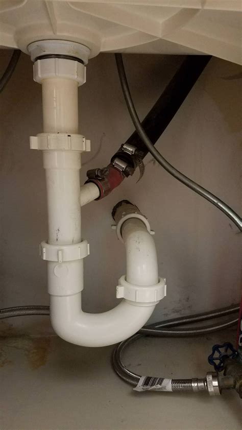 utility sink drain hookup